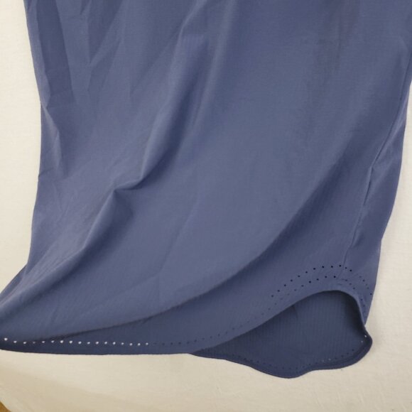 Title Nine Cirrus Lasercut Athletic Dress Blue Athleisure Stretch size M Sporty - Picture 7 of 13